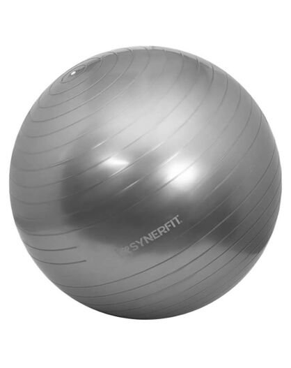 Ballon de gymnastique anti-éclatement gris - D.65 cm